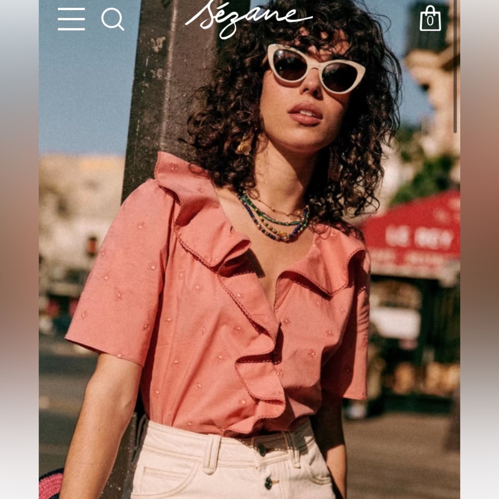 Sezane Irene Blouse